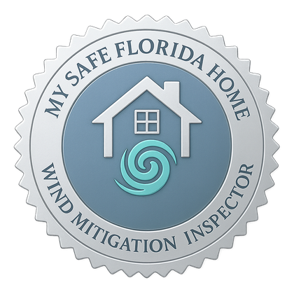 My Safe Florida Home wind mitigation inspector badge